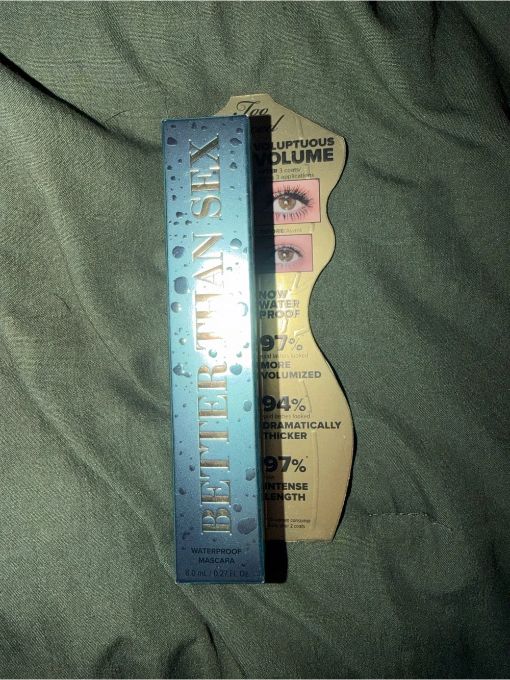 Too Faced Better Than Sex Waterproof Mascara — Black